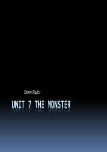 unit7-the-monster