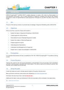 AVEVA E3D  Equipment Modelling TM-1811