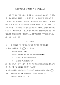 接触网常用零配件代号含义