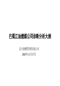 北大纵横—巴蜀江油燃煤巴蜀江油燃煤公司诊断分析大纲1117(