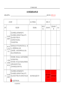 安全隐患排查治理记录文本