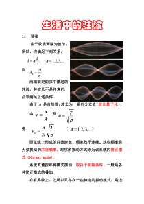 生活中的驻波