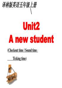 2020年牛津译林版五年级英语上册Unit2-A-new-student(第四课时)