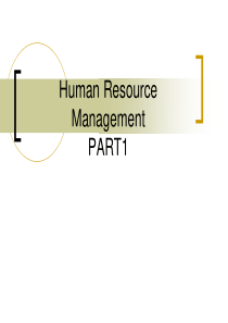 国外着名HR咨询公司HRM培训（英文PPT 132页）