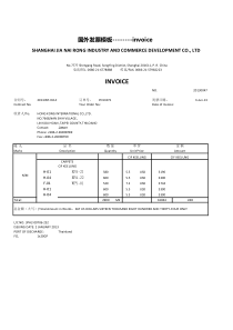 国外发票模板invoice