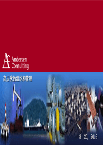 安达信anderson高层次的组织和管理咨询报告