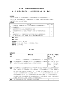 第一节 能源资源的开发——以我国山西省为例(第2课时)教案