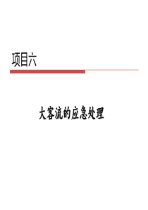 项目六 大客流的应急处理