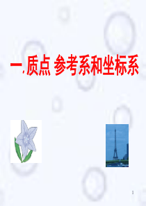 高一物理质点参考系和坐标系(课堂PPT)