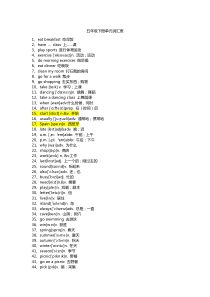 小学五年级下册英语单词