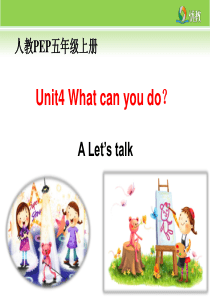 人教版五年级英语上册unit4 A Lets talk