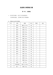 大树移植方案