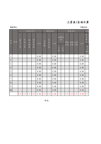 通用工资表自动计算