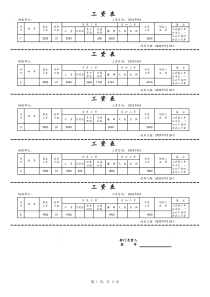 通用最完整工资条模板