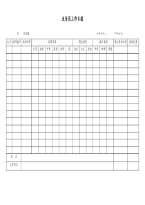 [工厂]业务员工作日报
