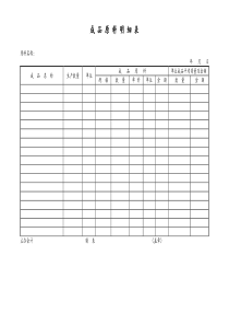 [工厂]成品原料明细表