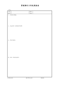 [工厂]管理推行工作成果报告