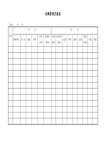 [工厂]采购管理月报表