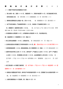 基础会计分录大全练习题及答案