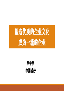 塑造优质的企业文化成就_流的企业（PPT95页)