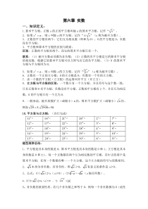 七年级下册数学第六章 实数知识点