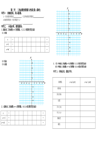 二次函数的图像与性质导学案