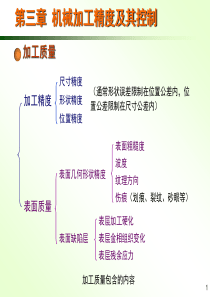 第三章 机械加工精度