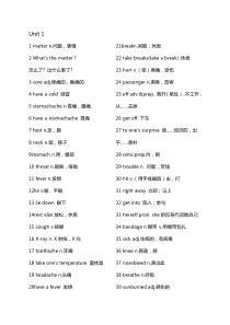 人教版八年级下册英语单词表