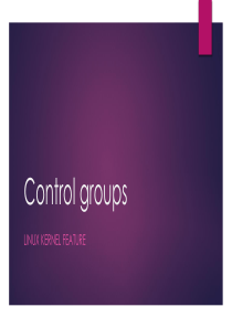 Cgroups-on-Linux-Kernel