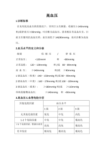 高血压诊断标准危险分级治疗原则_doc下载