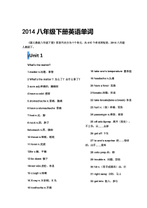 人教版_八年级下册英语_单词表