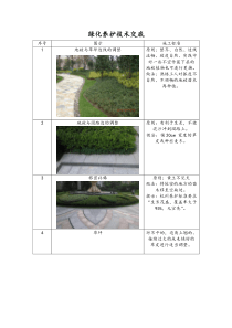 绿化养护技术交底