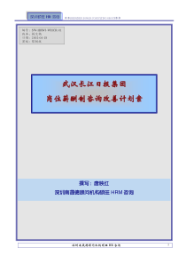 武汉长江日报集团岗薪制咨询改善方案