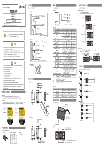 FASTUS奥泰斯位移传感器--CD22操作说明书中文版