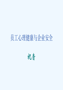 员工心理健康与企业安全