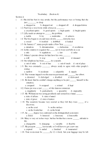 试题库(Vocabulary)(4)