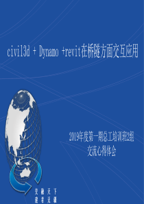 Civil3d、Dynamo、revit在桥隧方面交互应用(附图丰富)