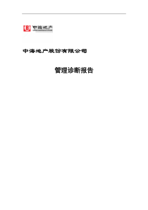 某某地产股份有限公司管理诊断报告(DOC 44页)