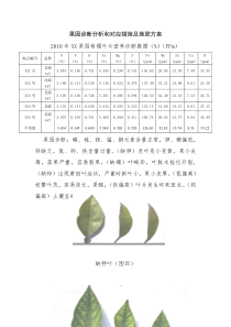 柑橘栽培技术 ——柑橘营养诊断1