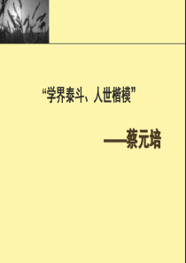 《蔡元培》PPT