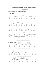 看数射线做加减法专项练习(1)