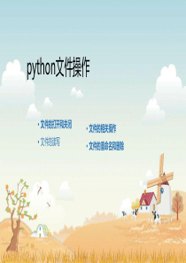 精品课件---python文件操作