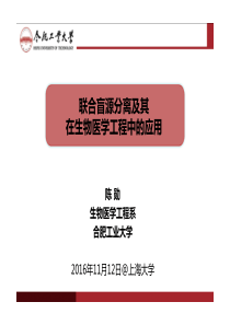 联合盲源分离及其在生物医学工程中的应用-ppt