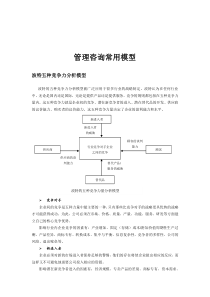 管理咨询常用模型（DOC 17页）