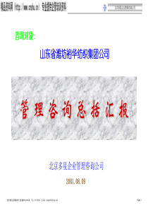 管理咨询总括汇报(ppt68)