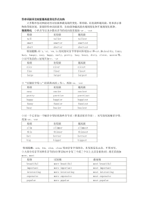 初中英语比较级和最高级归纳整理