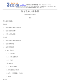 海尔管理资料－海尔企业文化手册(pdf 32)