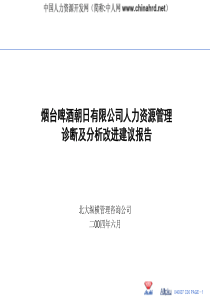 烟台啤酒朝日公司人力资源诊断