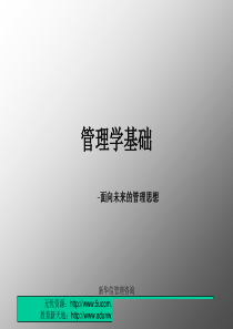 管理学基础（新华信咨询）