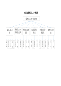 2019年xx医院爱国卫生工作网络图